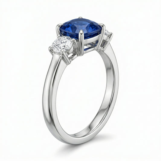 Simple Sapphire Ring