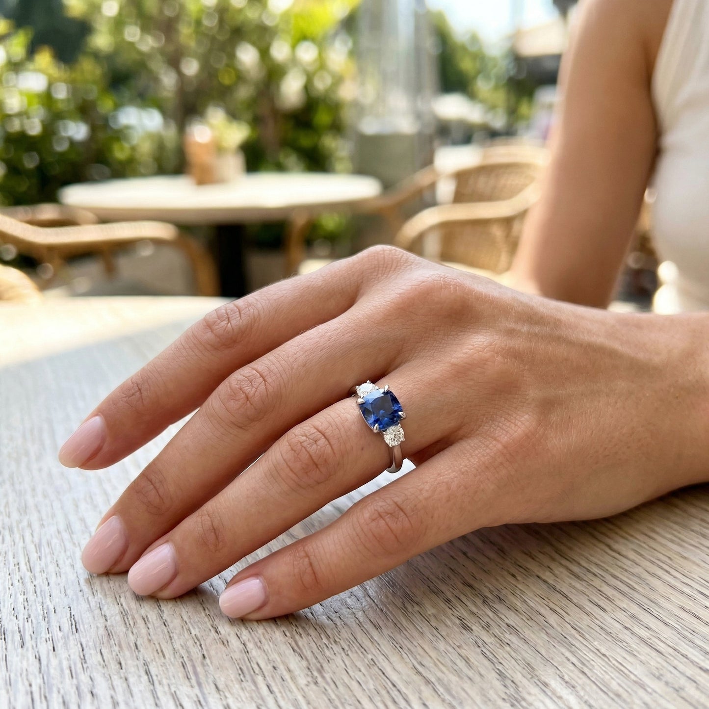 Simple Sapphire Ring