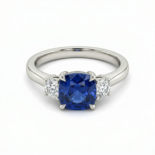 Simple Sapphire Ring